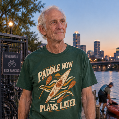 "Paddle Now. Plans Later" Vintage T-Shirt