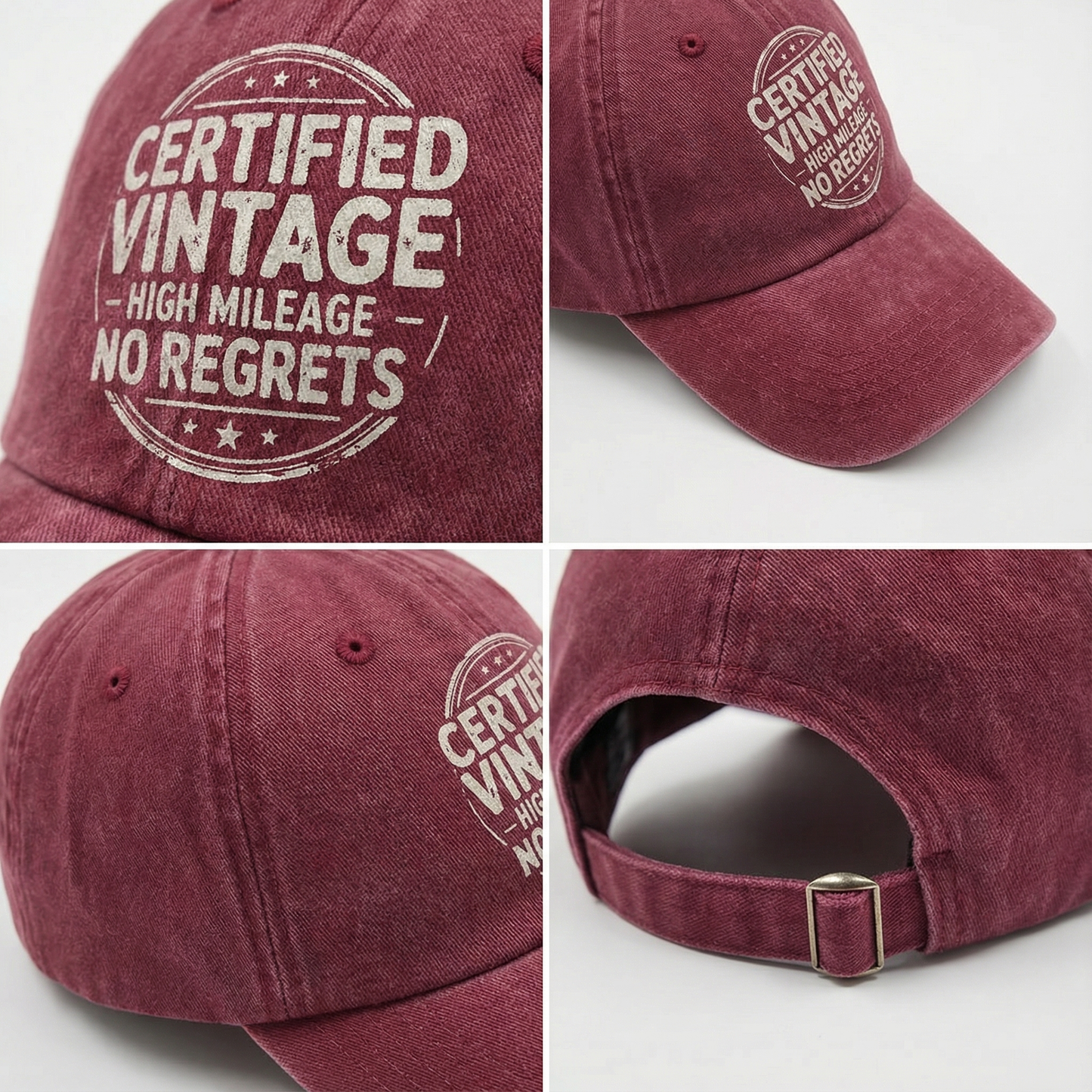 The "Certified Vintage" Cap - High Mileage, No Regrets