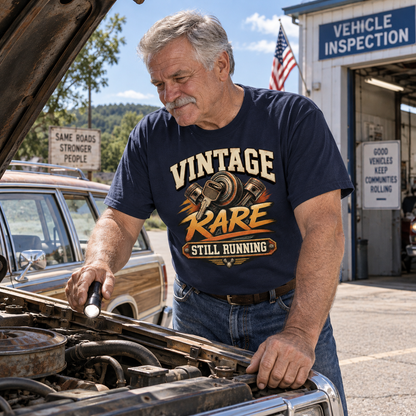 "Vintage Rare Still Running" Vintage T-Shirt