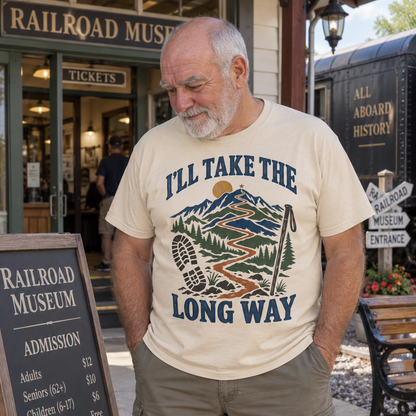 "I’ll Take The Long Way" Vintage T-Shirt