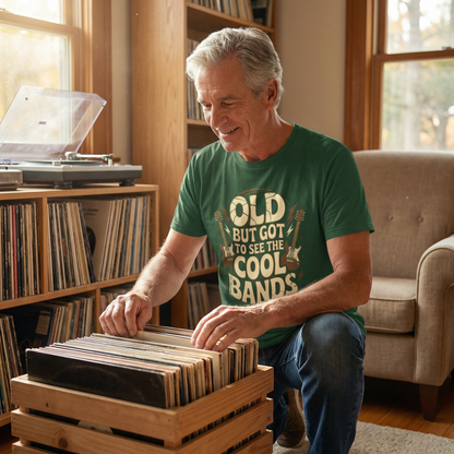 "Old But Got to See the Cool Bands" Vintage T-Shirt