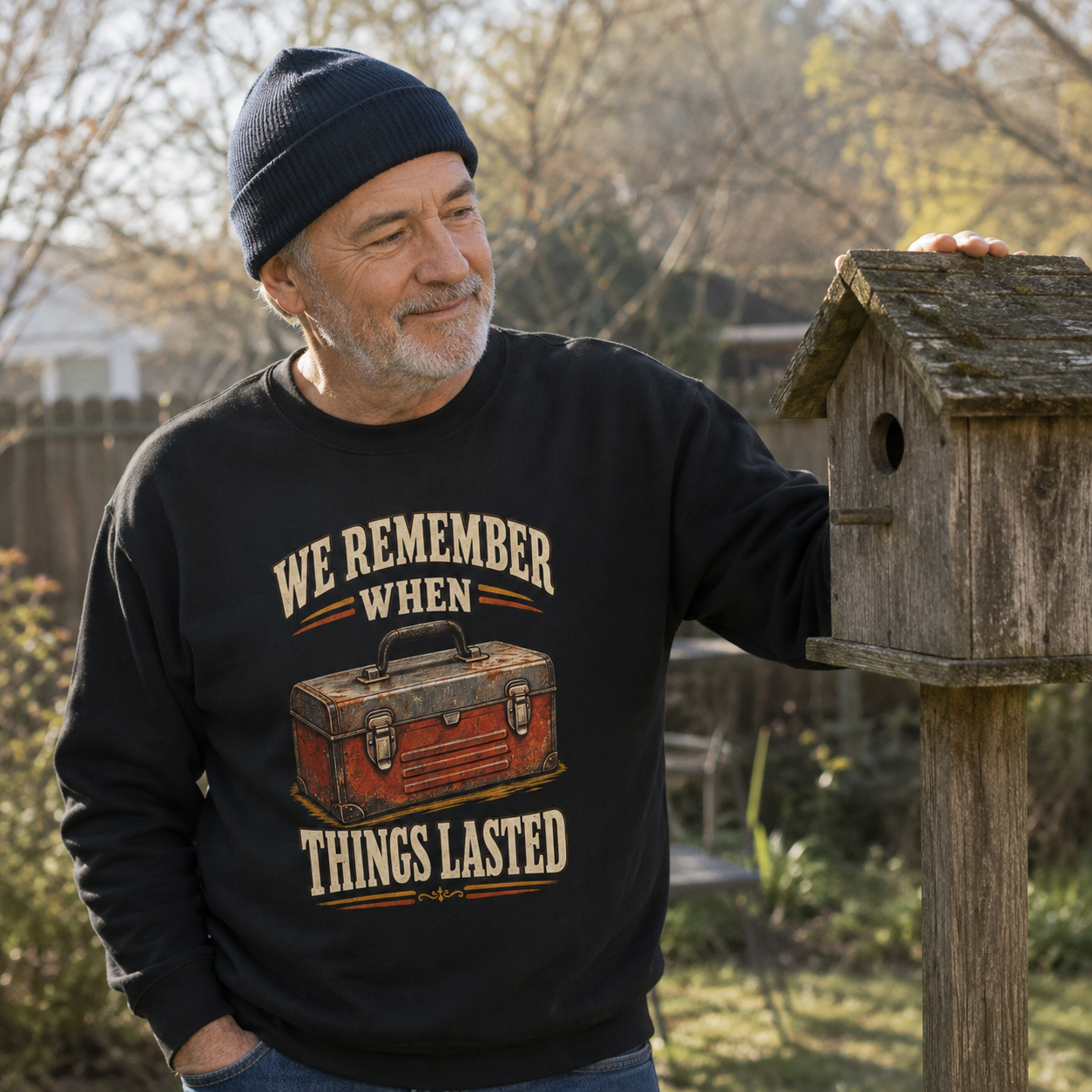 "We Remember When Things Lasted" Vintage Sweatshirt