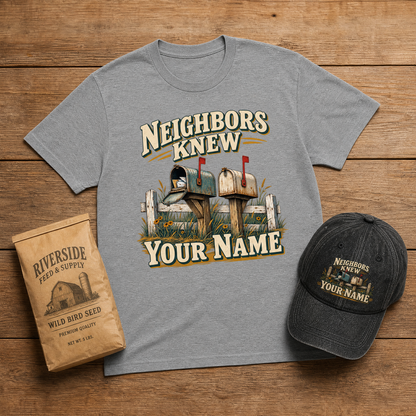 "Neighbors Knew Your Name" Vintage T-Shirt