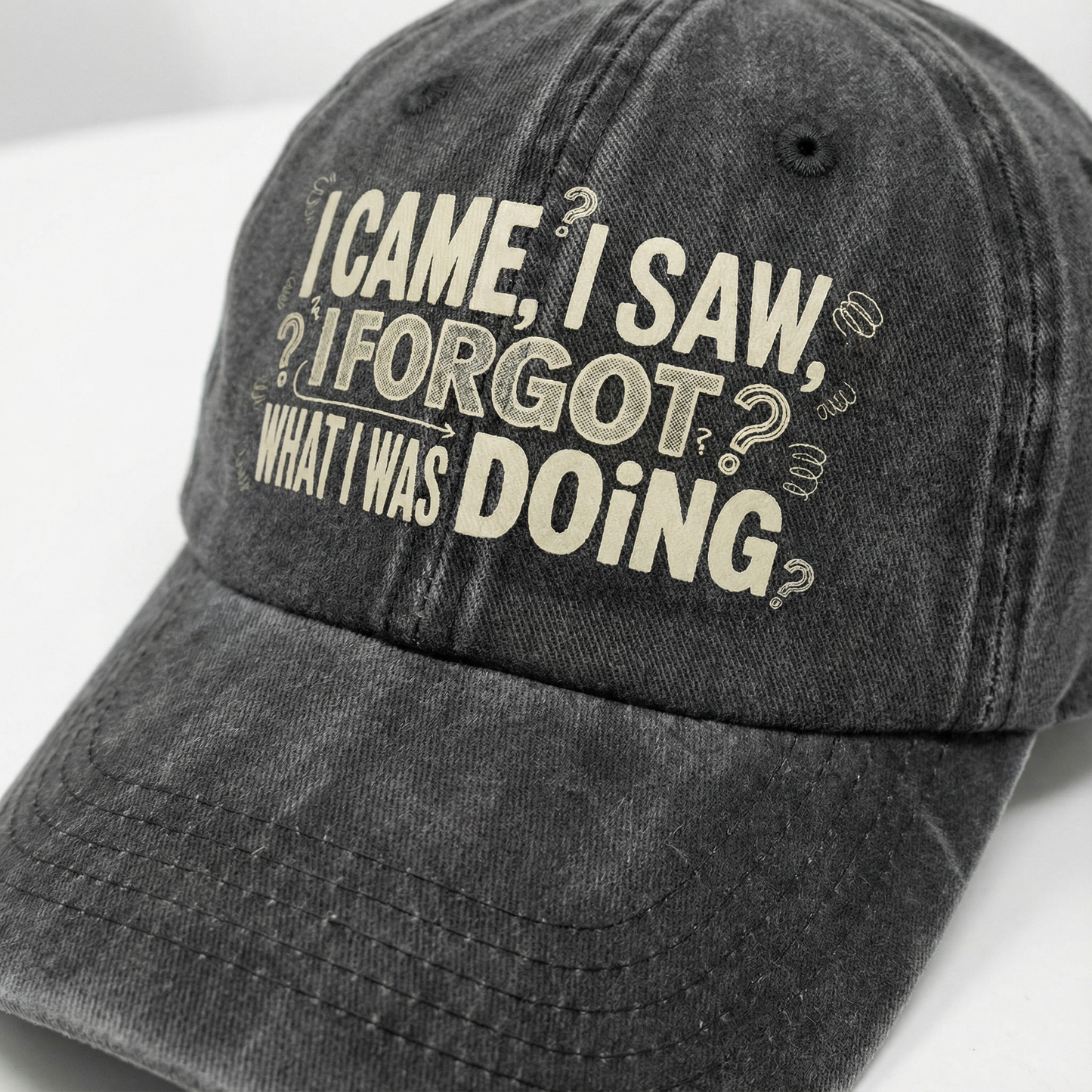 The "Senior Moment" Cap - I Came, I Saw, I Forgot