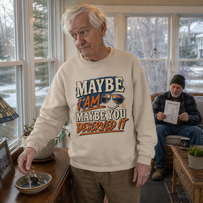 "Maybe I Am. Maybe You Deserved It" Vintage Sweatshirt