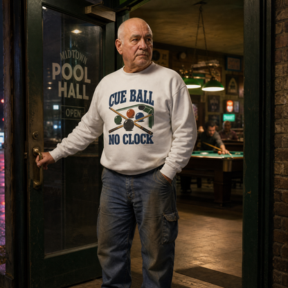 "Cue Ball No Clock" Vintage Sweatshirt