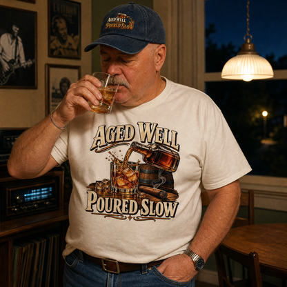 "Aged Well. Poured Slow" Vintage T-Shirt