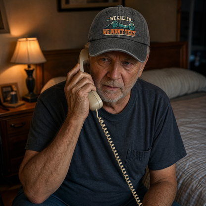 "We Called. We Didn't Text" Vintage Washed Cap