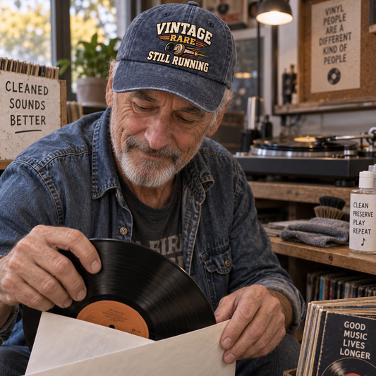 "Vintage Rare Still Running" Vintage Washed Cap