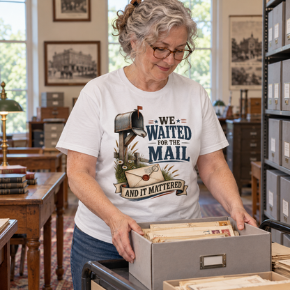 "We Waited For The Mail And It Mattered" Vintage T-Shirt