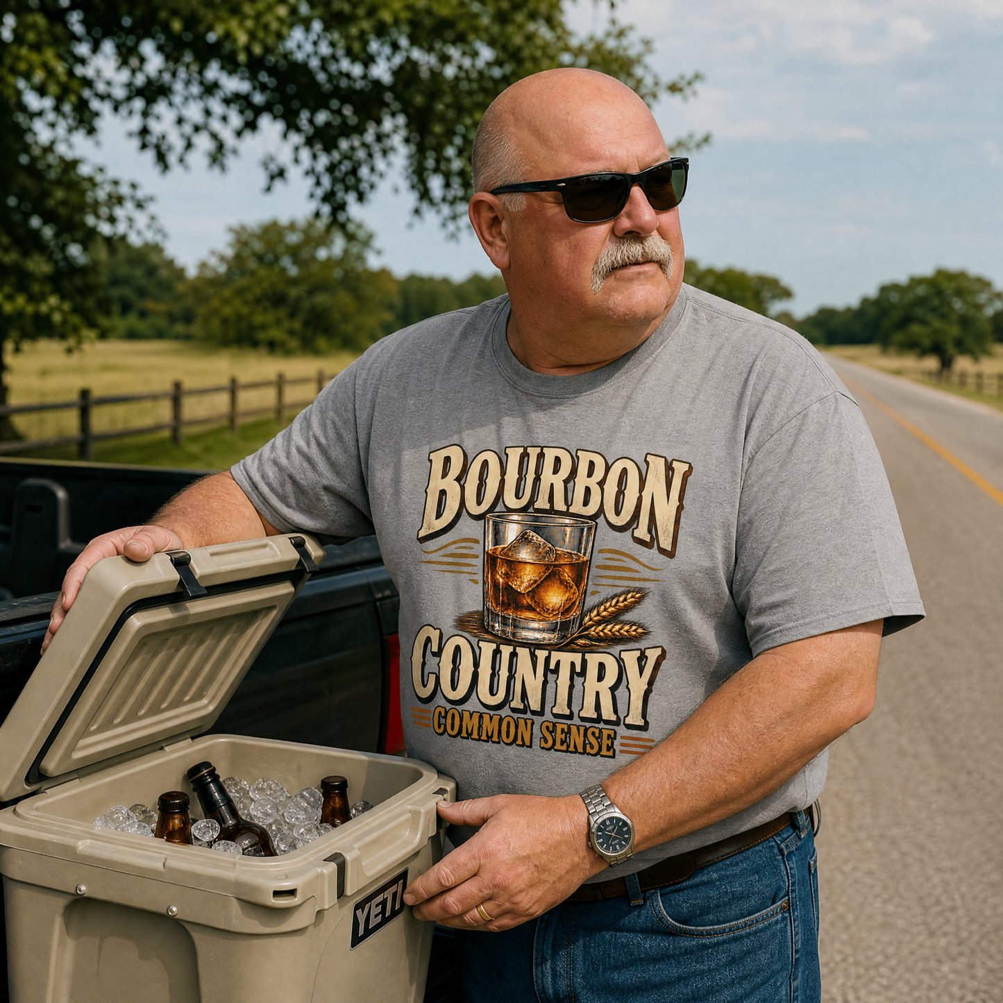 "Bourbon Country Common Sense" Vintage T-Shirt