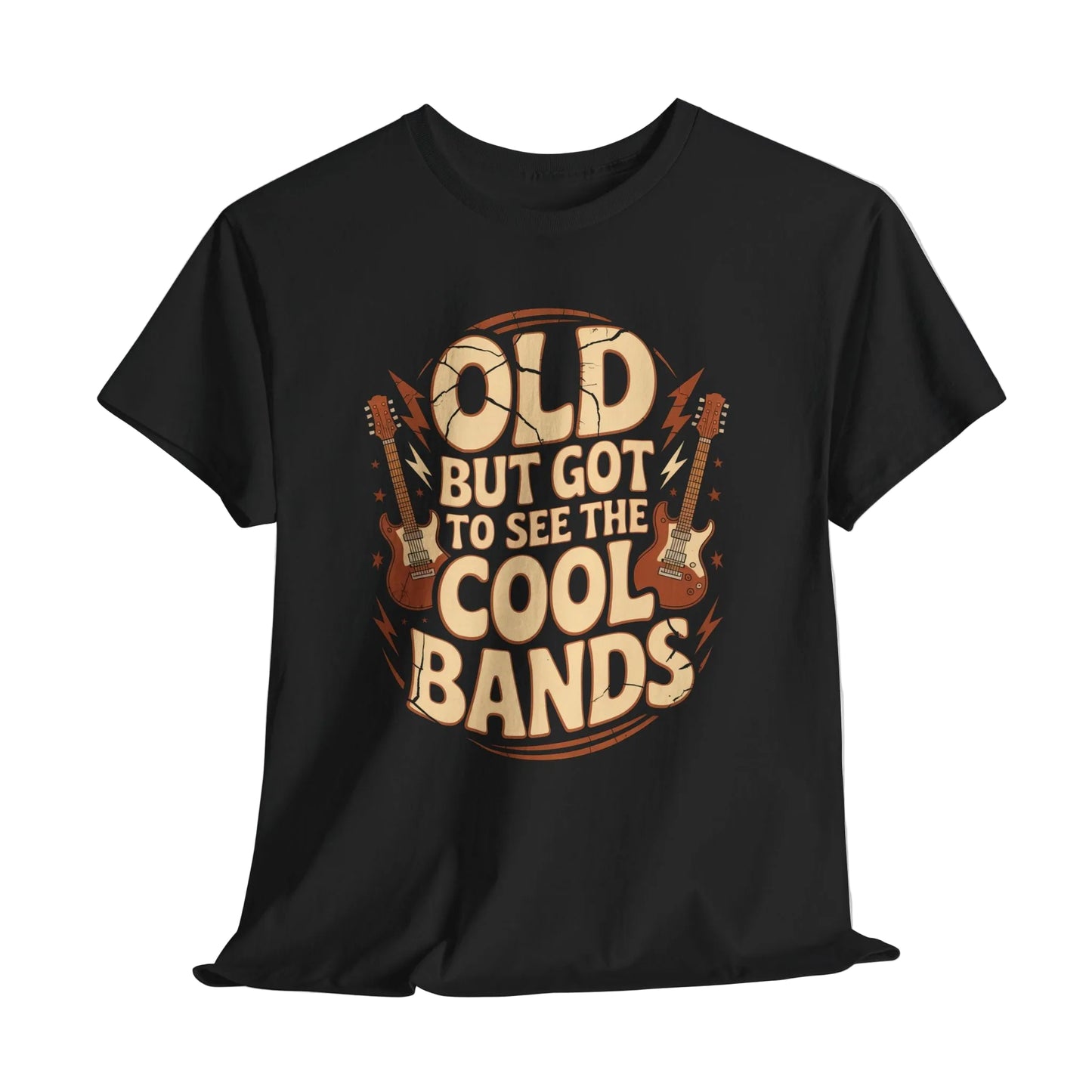 "Old But Got to See the Cool Bands" Vintage T-Shirt