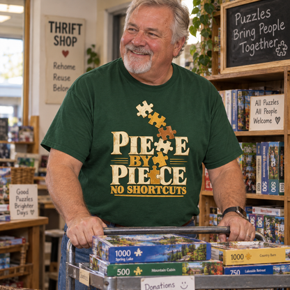 "Piece By Piece. No Shortcuts" Vintage T-Shirt