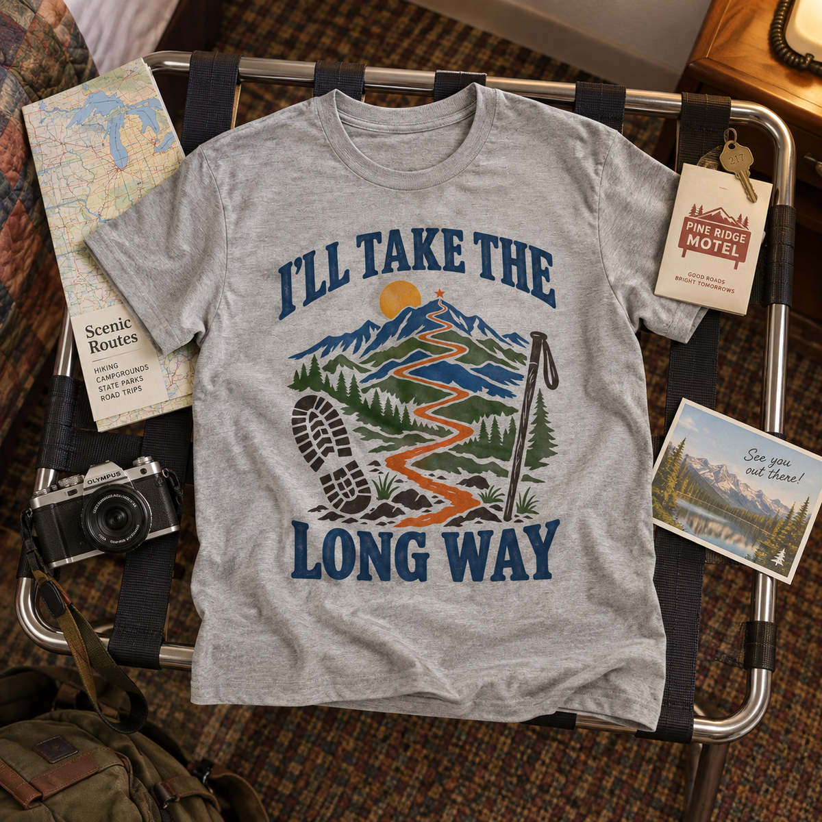 "I’ll Take The Long Way" Vintage T-Shirt