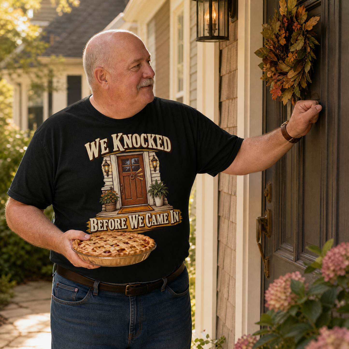 "We Knocked Before We Came In" Vintage T-Shirt