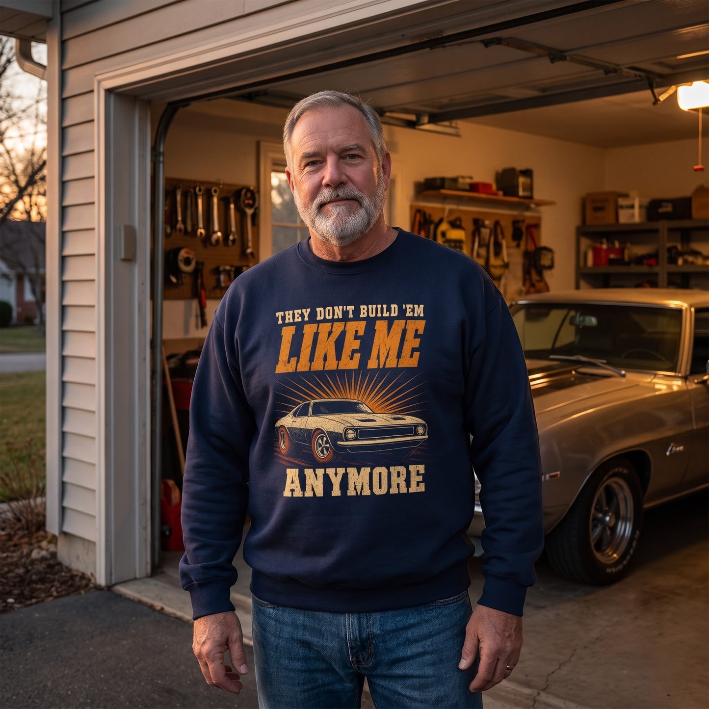 "They Don't Build 'Em Like Me Anymore" Vintage Sweatshirt