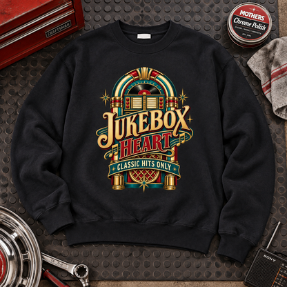 "Jukebox Heart. Classic Hits Only" Vintage Sweatshirt