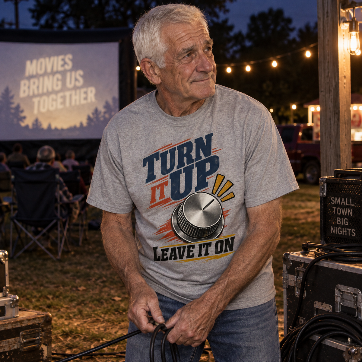 "Turn It Up. Leave It On" Vintage T-Shirt