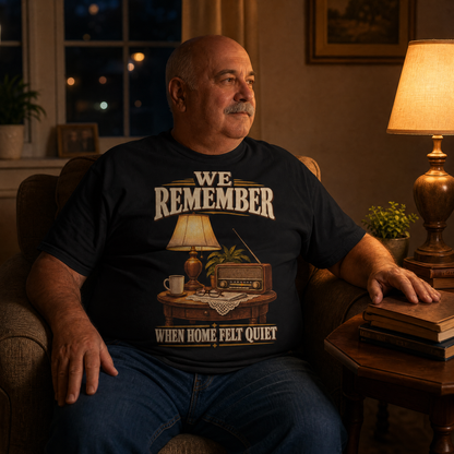 "We Remember When Home Felt Quiet" Vintage T-Shirt