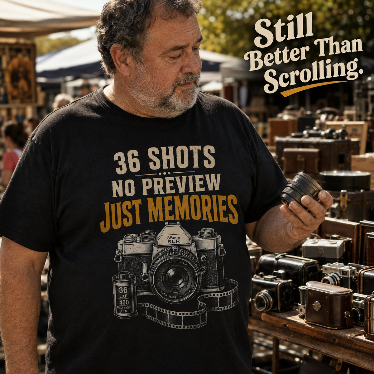"36 Shots. No Preview. Just Memories" Vintage T-Shirt