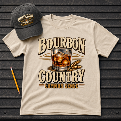 "Bourbon Country Common Sense" Vintage T-Shirt