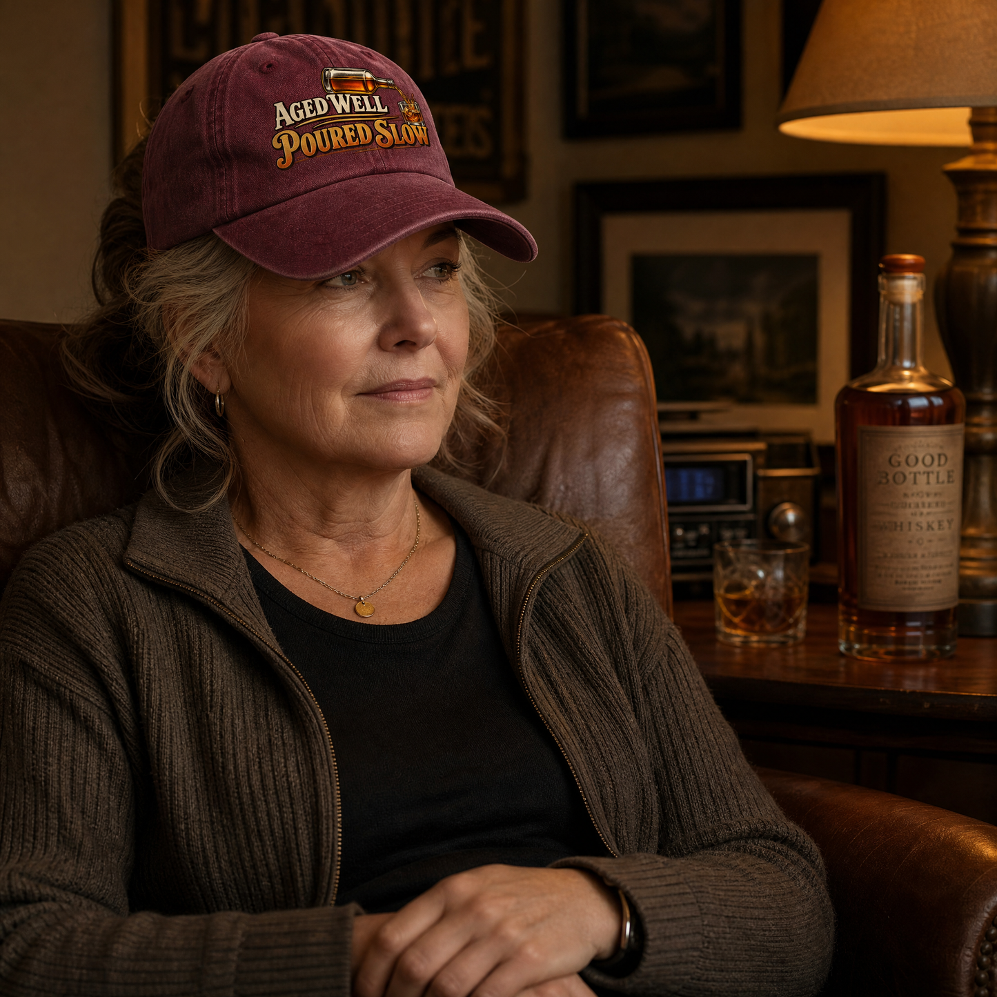 "Aged Well. Poured Slow" Vintage Washed Cap