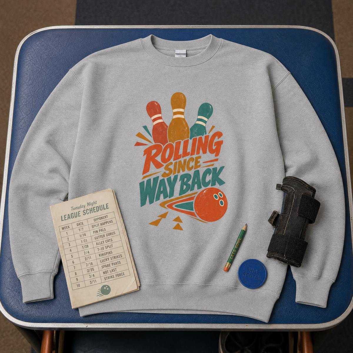"Rolling Since Way Back" Vintage Sweatshirt