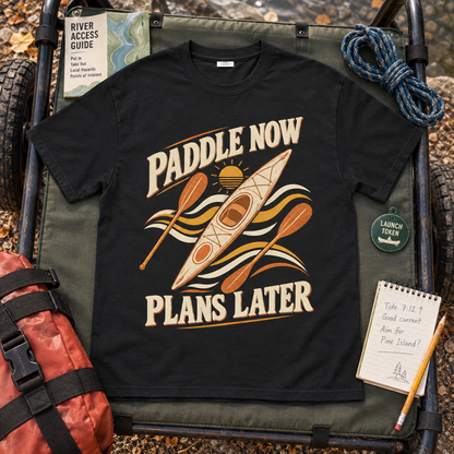 "Paddle Now. Plans Later" Vintage T-Shirt