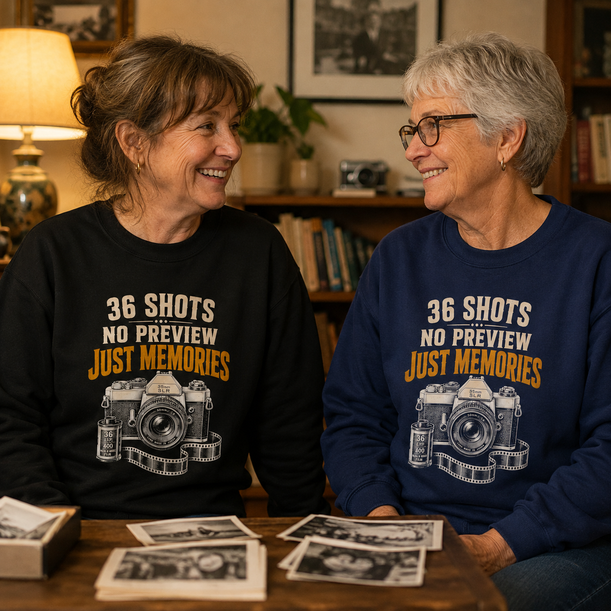 "36 Shots. No Preview. Just Memories" Vintage Sweatshirt