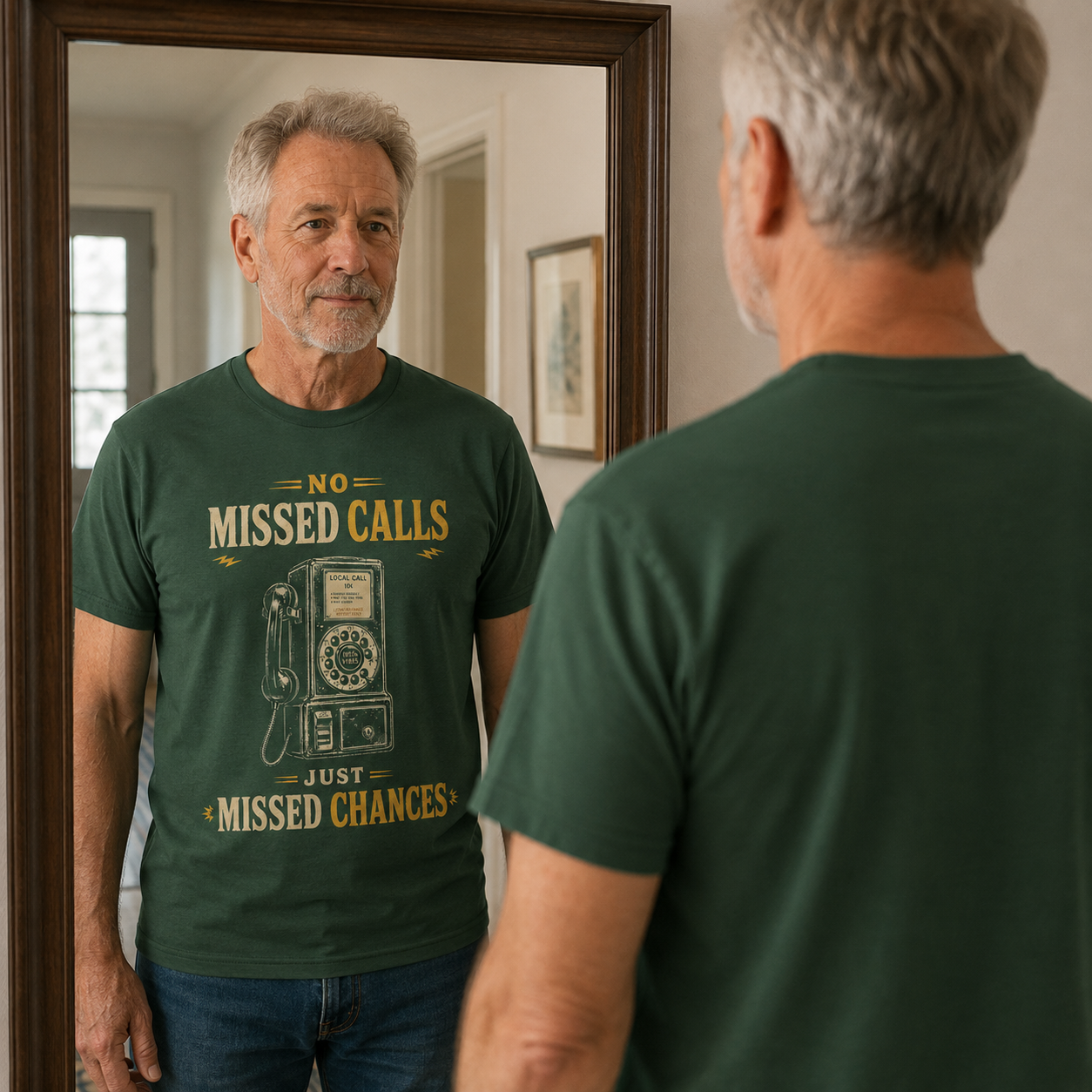 "No Missed Calls. Just Missed Chances" Vintage T-Shirt