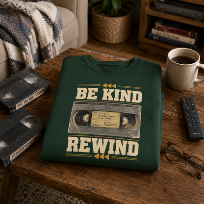 "Be Kind Rewind" Vintage Sweatshirt