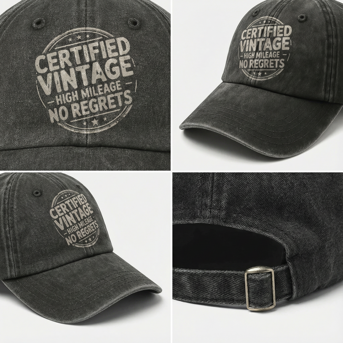 The "Certified Vintage" Cap - High Mileage, No Regrets
