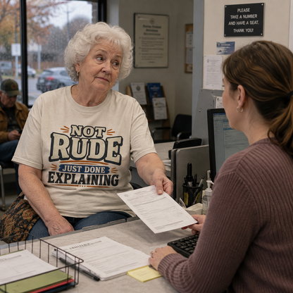 "Not Rude. Just Done Explaining" Vintage T-Shirt