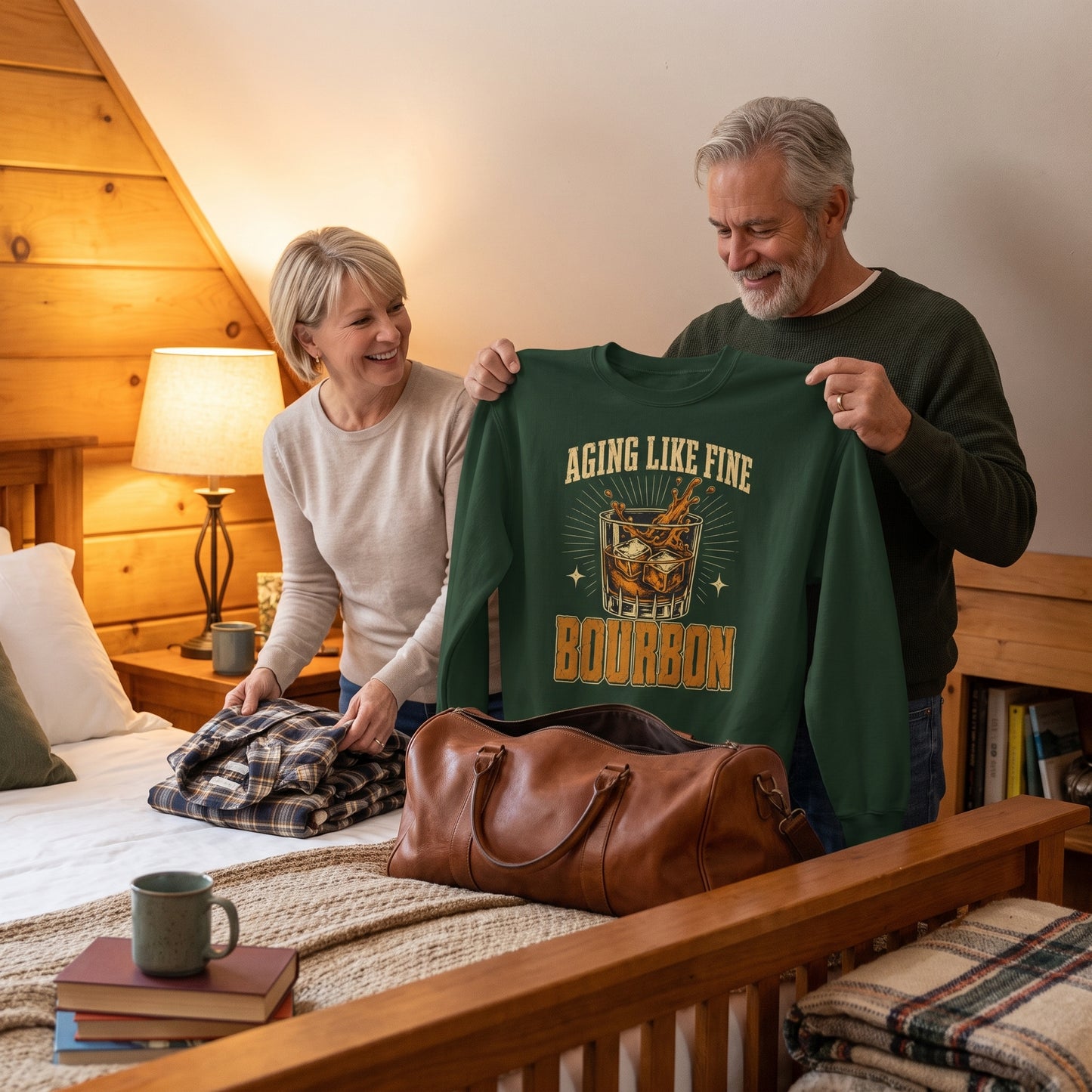 "Aging Like Fine Bourbon" Vintage Sweatshirt