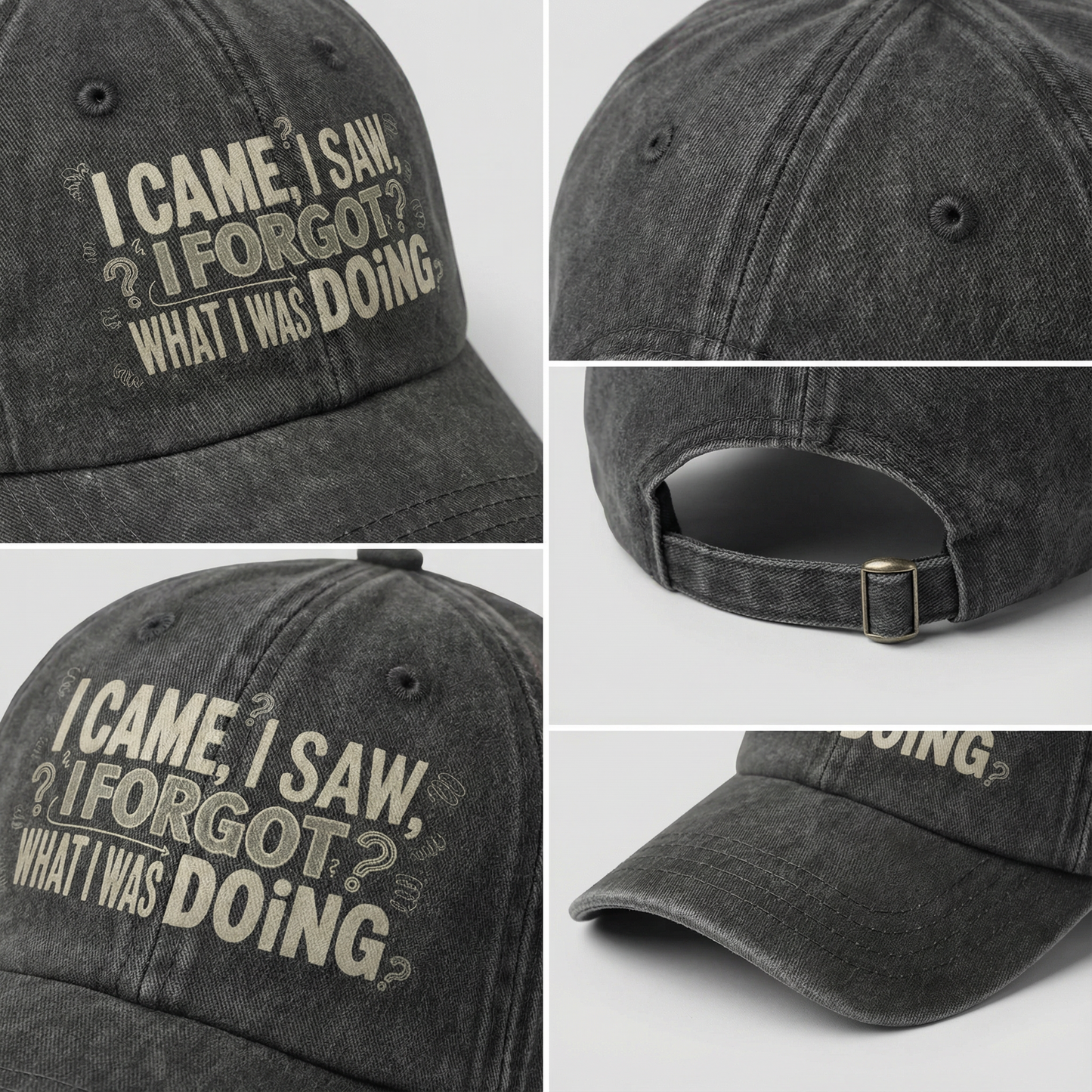 The "Senior Moment" Cap - I Came, I Saw, I Forgot