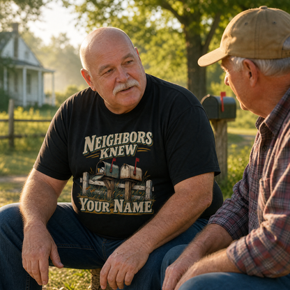 "Neighbors Knew Your Name" Vintage T-Shirt