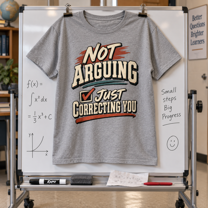 "Not Arguing. Just Correcting You" Vintage T-Shirt