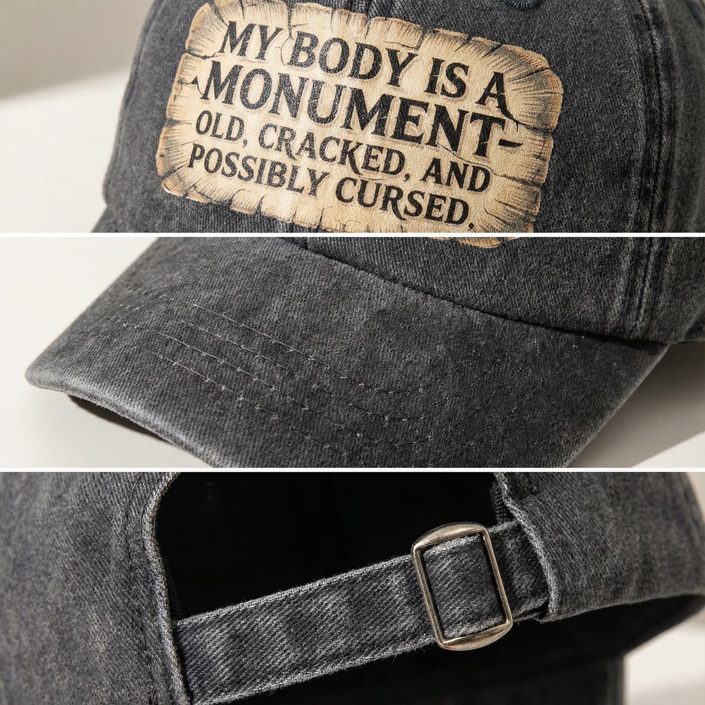 The "Ancient Wonder" Cap - My Body Is A Monument