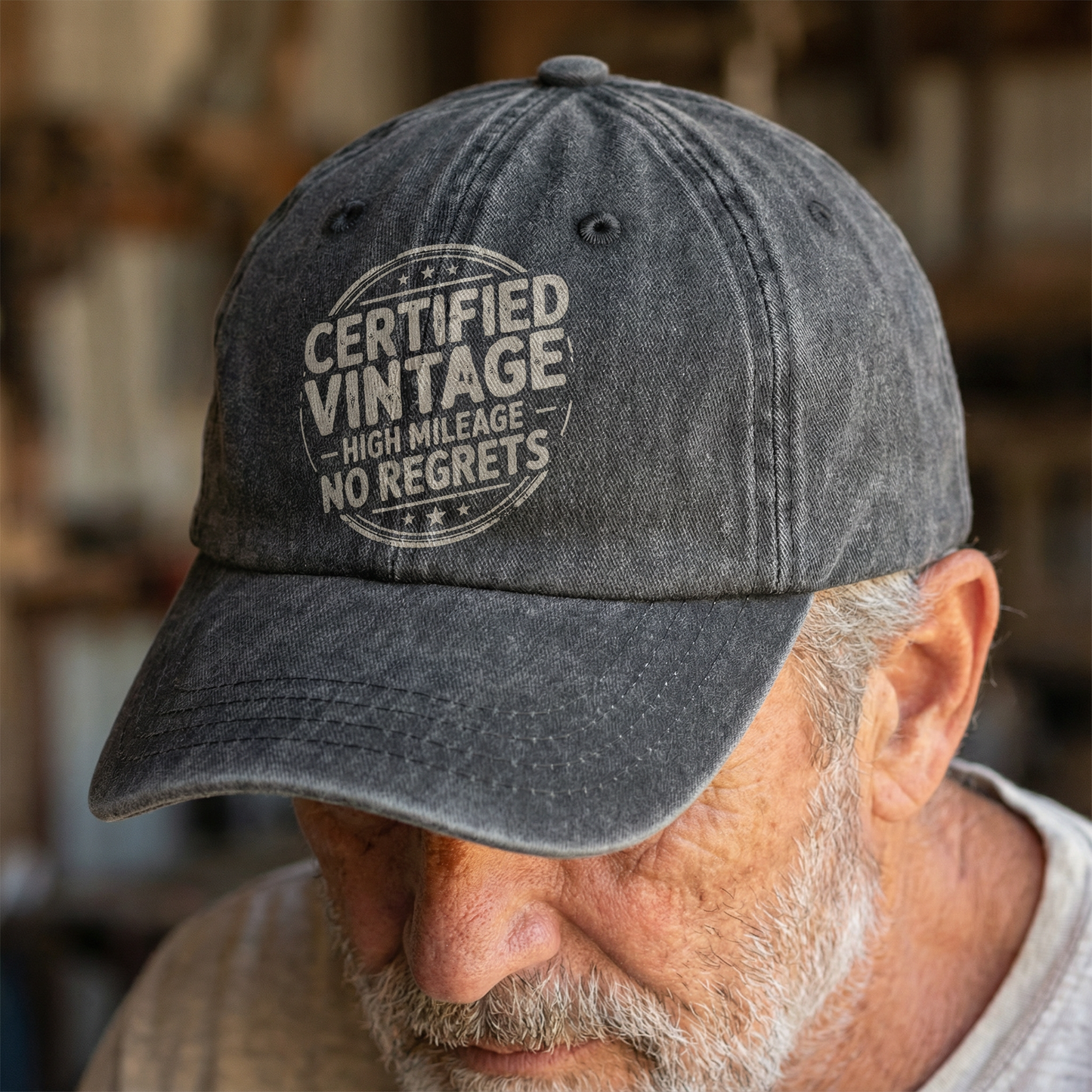The "Certified Vintage" Cap - High Mileage, No Regrets