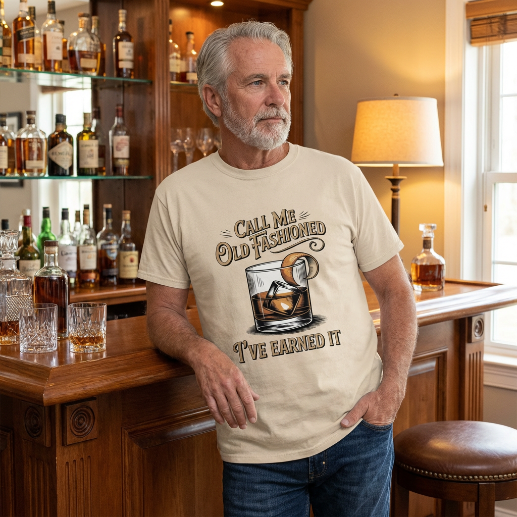 "Call Me Old Fashioned I’ve Earned It" Vintage T-Shirt