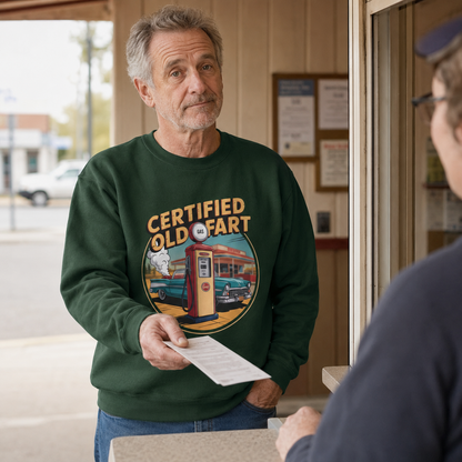 "Certified Old Fart" Vintage Sweatshirt