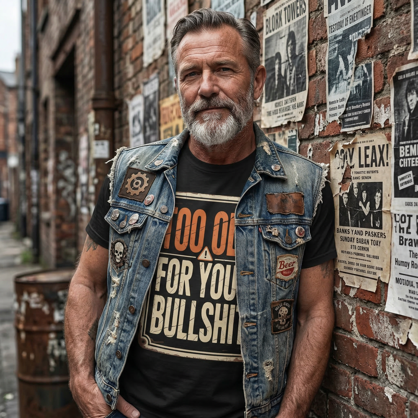 "Too Old For Your Bullshit" Vintage T-Shirt