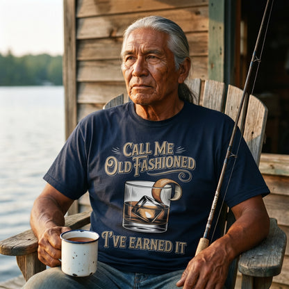 "Call Me Old Fashioned. I’ve Earned It" Vintage T-Shirt