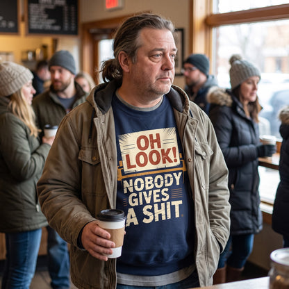 "Oh Look! Nobody Gives a Shit" Vintage Sweatshirt