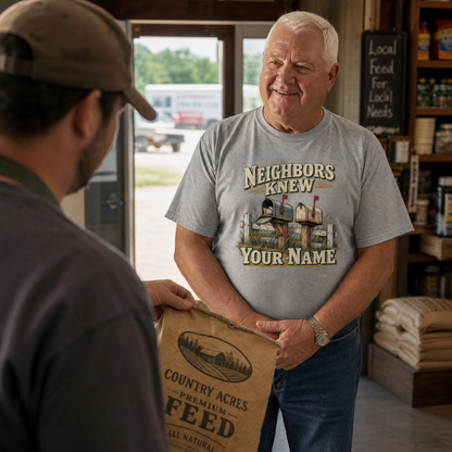 "Neighbors Knew Your Name" Vintage T-Shirt