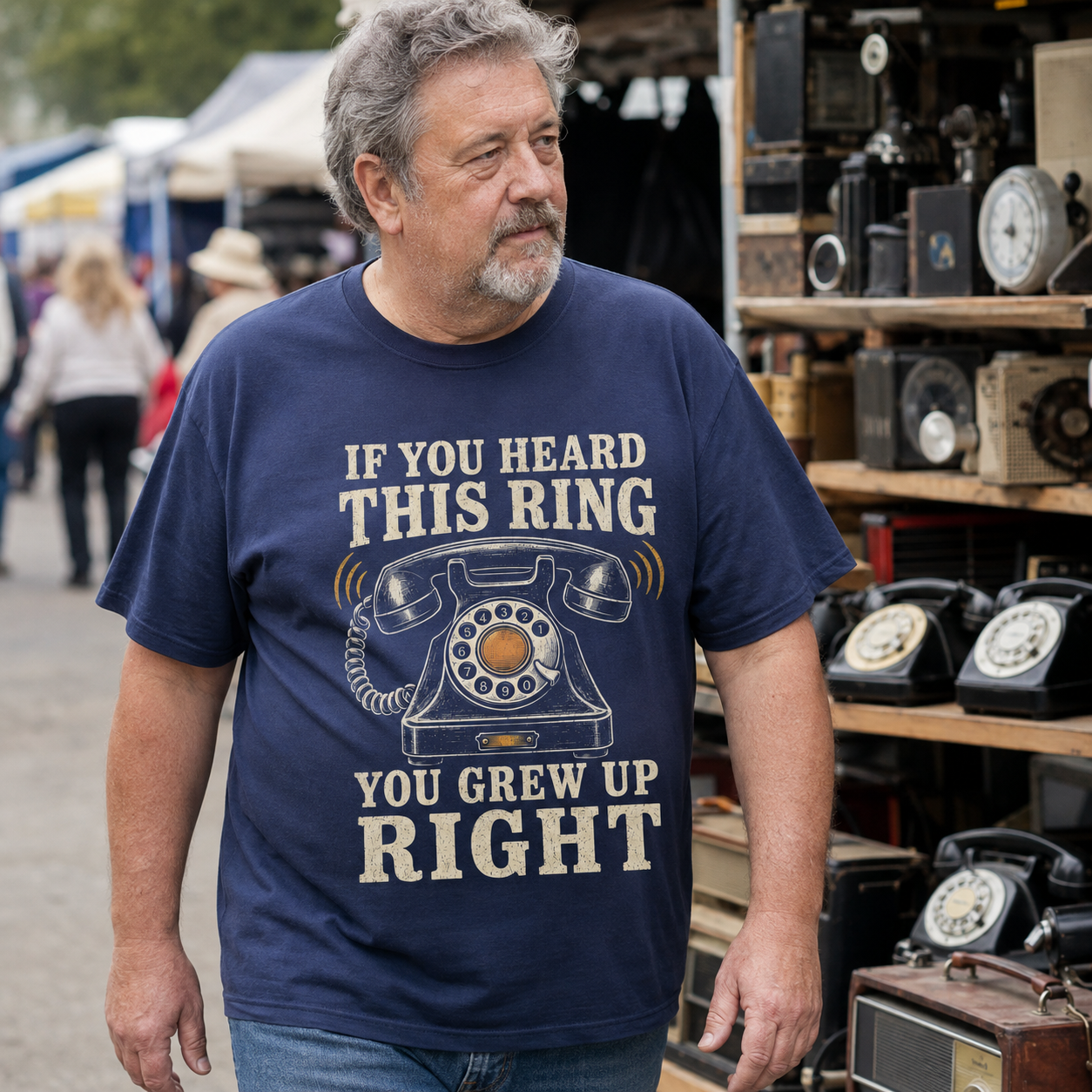 "If You Heard This Ring, You Grew Up Right" Vintage T-Shirt