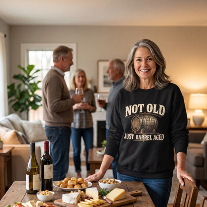 "Not Old, Just Barrel Aged" Vintage Sweatshirt