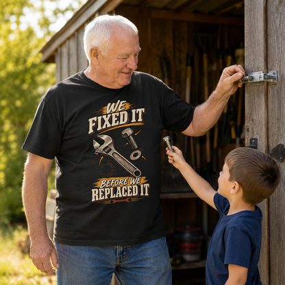 "We Fixed It Before We Replaced It" Vintage T-Shirt