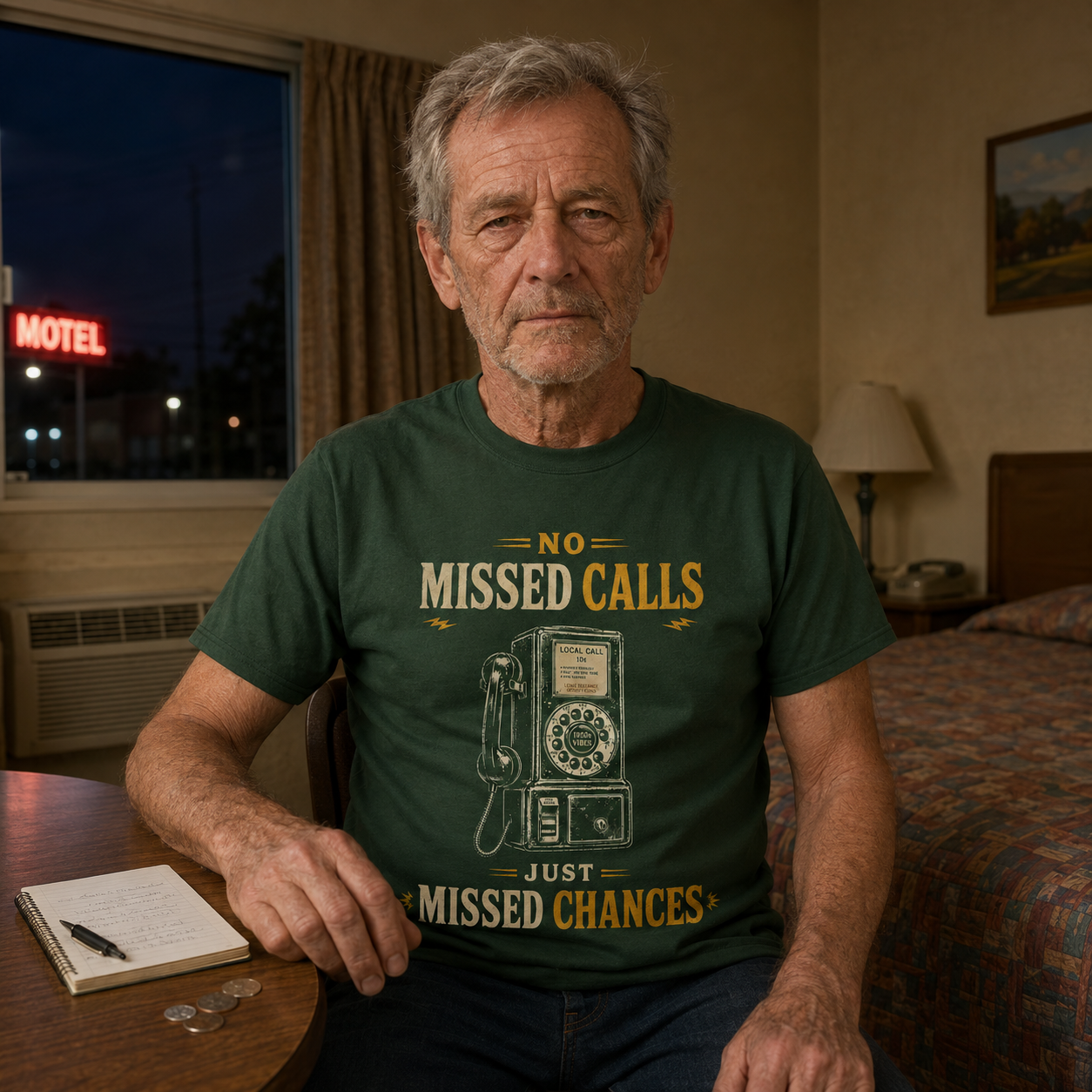 "No Missed Calls. Just Missed Chances" Vintage T-Shirt
