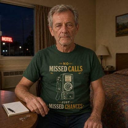 "No Missed Calls. Just Missed Chances" Vintage T-Shirt